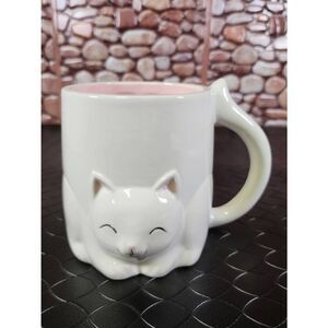 Sheffield Home The Critter Collection Cat Mug 16 oz White 3D